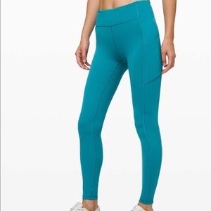 NWT lululemon Speed up tights 28” Ice Cave